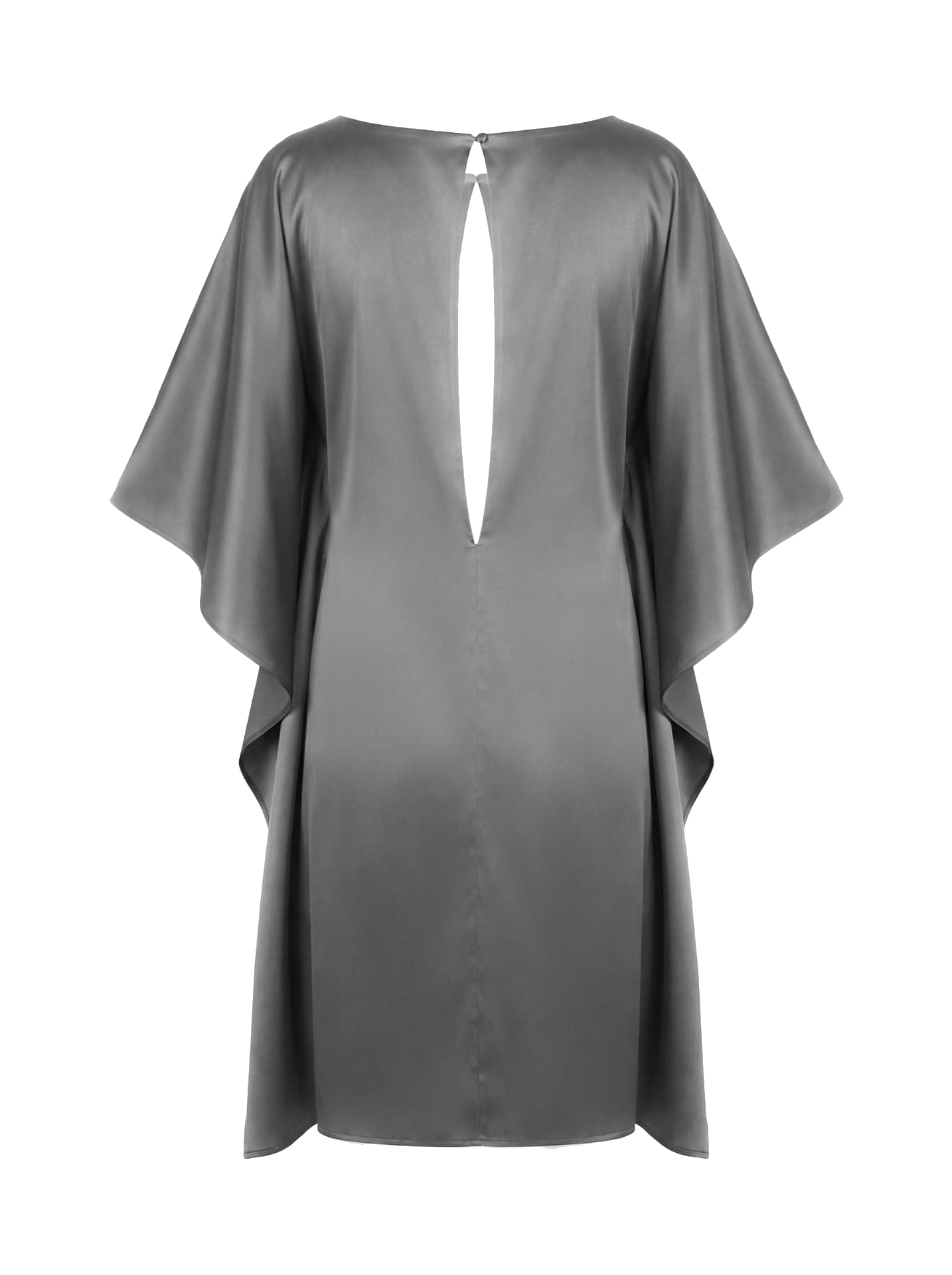 Back view of the silver Daliah blouse