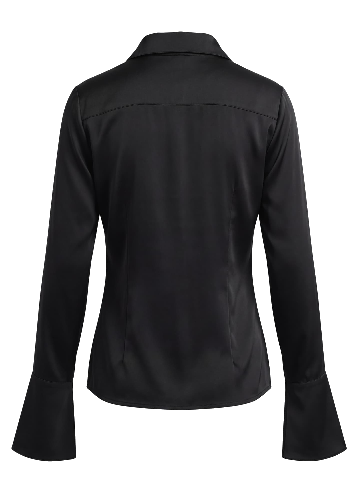 Back view of the black Noir blouse